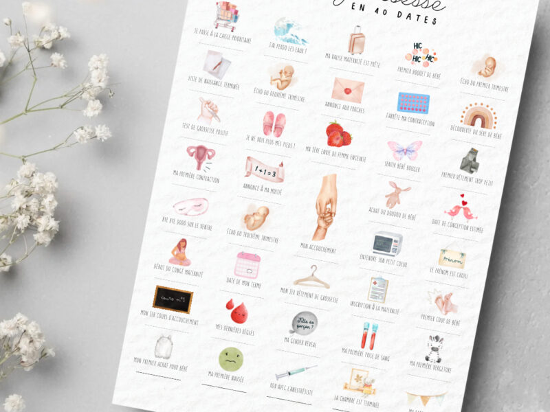 Nos Grands Moments - Affiches à tamponner & cartes à remplir